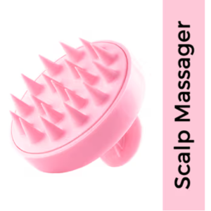 Nykaa Scalp Massager Brush For Blood Circulation, Exfoliation & Natural Hair Growth Pink(1pcs)